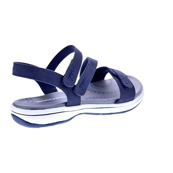 Sandalias Skechers zapatos Mujer modelo Basic Necessity Azul 