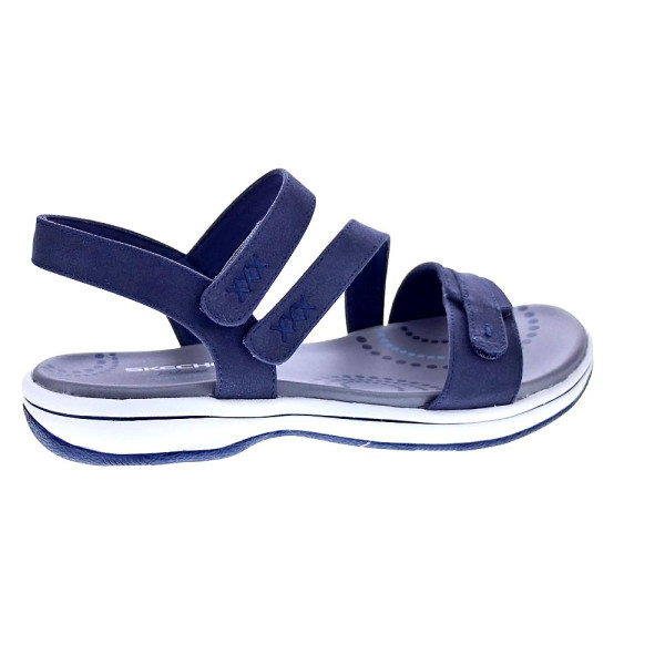 Sandalias Skechers zapatos Mujer modelo Basic Necessity Azul 