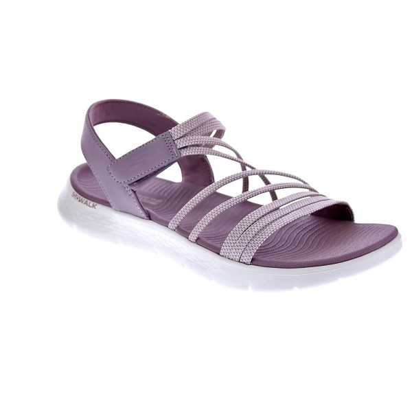 Sandalias Skechers zapatos Mujer modelo Go Walk Flex Rosa 