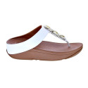 Sandalias FitFlop zapatos Mujer modelo Fino Crystal Blanco 