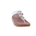 Sandalias FitFlop zapatos Mujer modelo Fino Crystal Blanco 