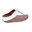 Sandalias FitFlop zapatos Mujer modelo Fino Crystal Blanco 