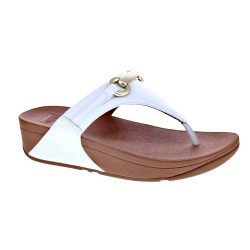 Sandalias FitFlop zapatos Mujer modelo Lulu Chunky Blanco  2