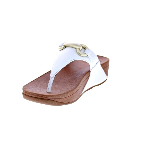 Sandalias FitFlop zapatos Mujer modelo Lulu Chunky Blanco 