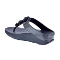 Sandalias FitFlop zapatos Mujer modelo Fino Beadie Negro 