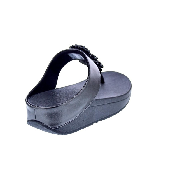 Sandalias FitFlop zapatos Mujer modelo Fino Beadie Negro 