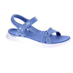 Sandalias Skechers zapatos Mujer modelo Go Walk Flex Sandal Azul  2
