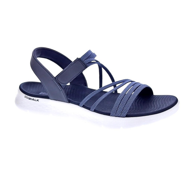 Sandalias Skechers zapatos Mujer modelo Go Walk Flex Azul 