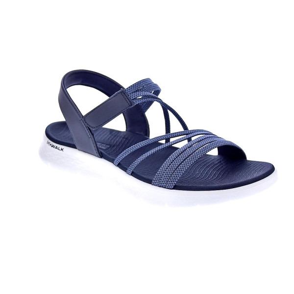 Sandalias Skechers zapatos Mujer modelo Go Walk Flex Azul 