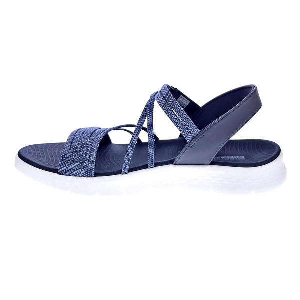 Sandalias Skechers zapatos Mujer modelo Go Walk Flex Azul 
