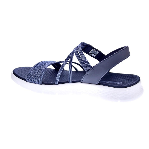 Sandalias Skechers zapatos Mujer modelo Go Walk Flex Azul 