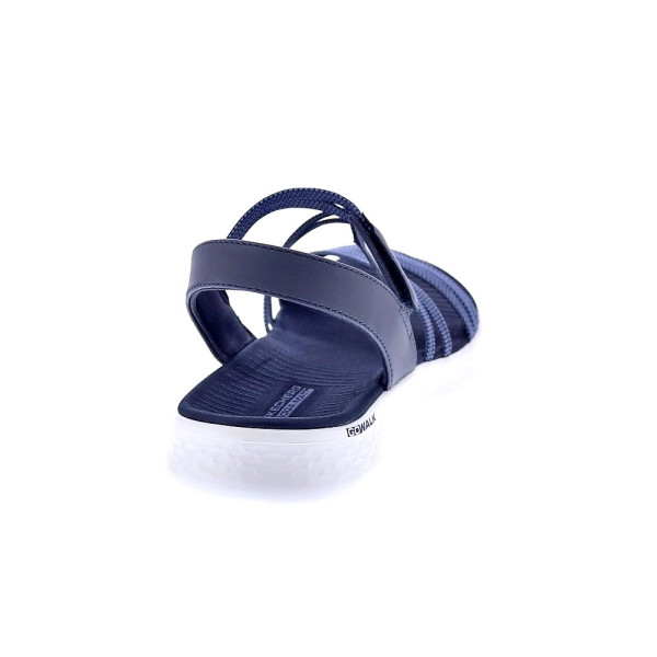 Sandalias Skechers zapatos Mujer modelo Go Walk Flex Azul 