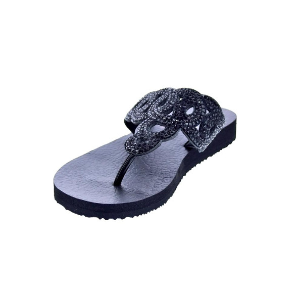 Chanclas Skechers zapatos Mujer modelo Limitless Glamour Negro 