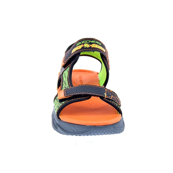 Sandalias Skechers zapatos Niño modelo Creature Splash Negro 