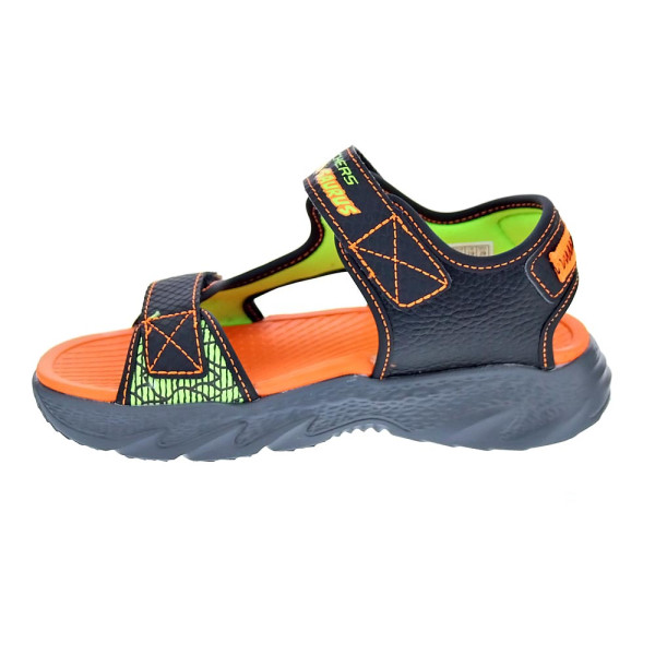 Sandalias Skechers zapatos Niño modelo Creature Splash Negro 