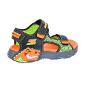 Sandalias Skechers zapatos Niño modelo Creature Splash Negro 