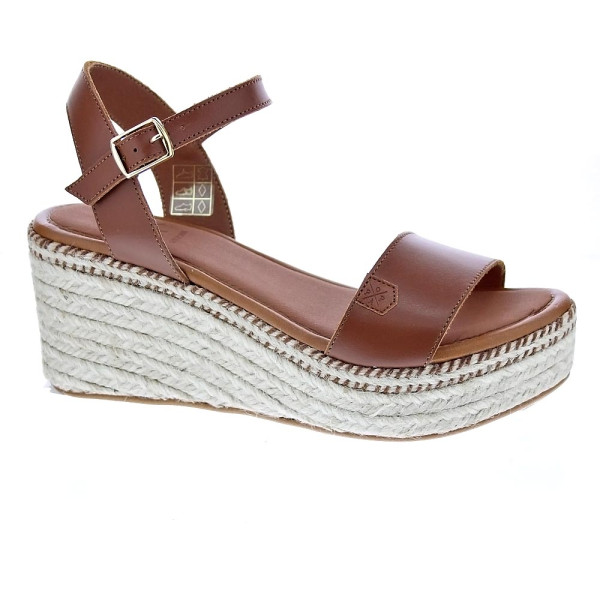 Sandalias Popa zapatos Mujer modelo Arambol Piel Marrón 