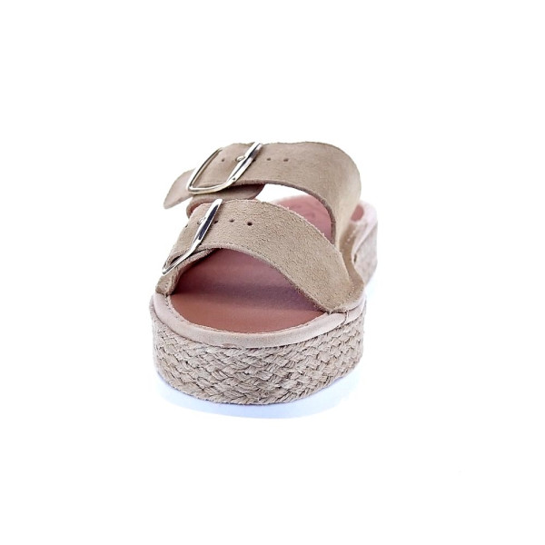 Sandalias Popa zapatos Mujer modelo Collao Serraje Beige 