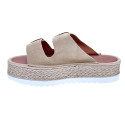 Sandalias Popa zapatos Mujer modelo Collao Serraje Beige 