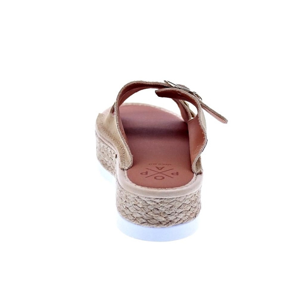 Sandalias Popa zapatos Mujer modelo Collao Serraje Beige 