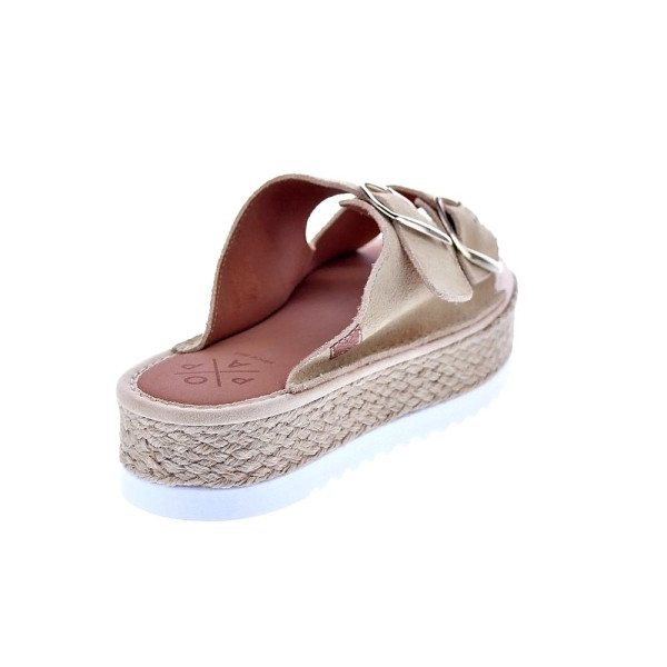 Sandalias Popa zapatos Mujer modelo Collao Serraje Beige 
