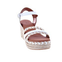 Sandalias Popa zapatos Mujer modelo Albany Cuerda Blanco 