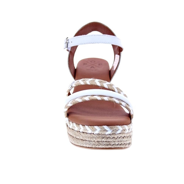 Sandalias Popa zapatos Mujer modelo Albany Cuerda Blanco 
