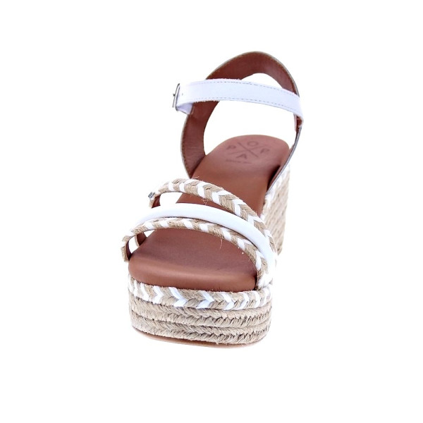 Sandalias Popa zapatos Mujer modelo Albany Cuerda Blanco 