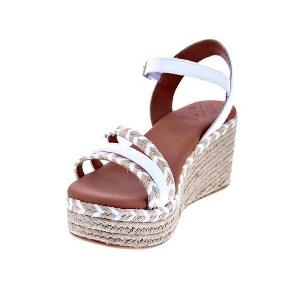 Sandalias Popa zapatos Mujer modelo Albany Cuerda Blanco 