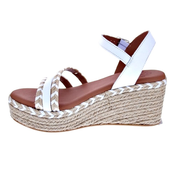 Sandalias Popa zapatos Mujer modelo Albany Cuerda Blanco 