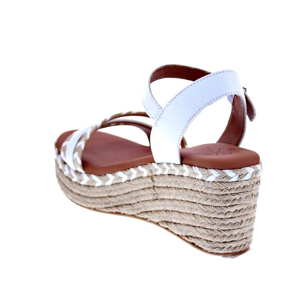 Sandalias Popa zapatos Mujer modelo Albany Cuerda Blanco 