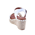 Sandalias Popa zapatos Mujer modelo Albany Cuerda Blanco 