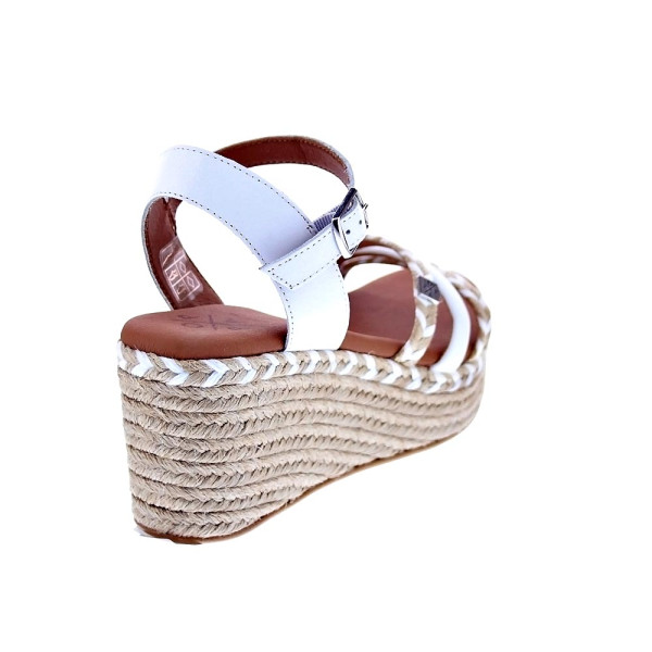 Sandalias Popa zapatos Mujer modelo Albany Cuerda Blanco 