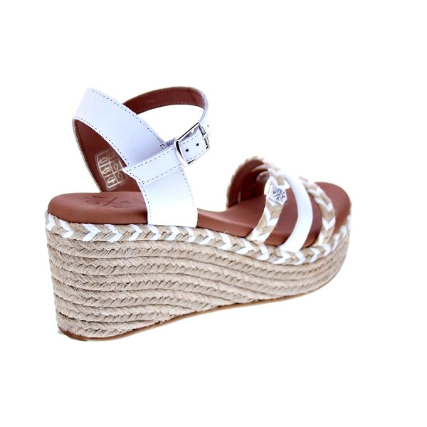 Sandalias Popa zapatos Mujer modelo Albany Cuerda Blanco 