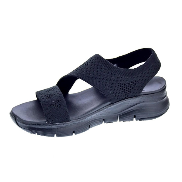 Sandalias Skechers zapatos Mujer modelo Brightest Day Negro 