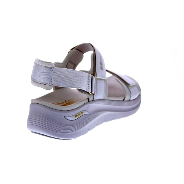 Sandalias Skechers zapatos Mujer modelo Arch Fit 2.0 Blanco 