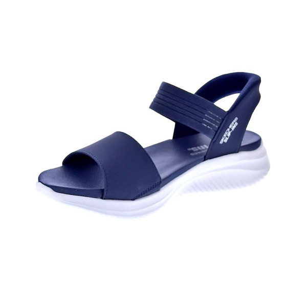 Sandalias Skechers zapatos Mujer modelo Slip-Ins Ultra Flex 3.0 Azul 