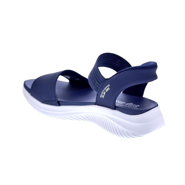 Sandalias Skechers zapatos Mujer modelo Slip-Ins Ultra Flex 3.0 Azul 
