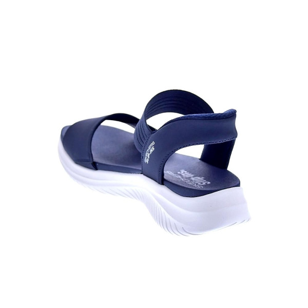 Sandalias Skechers zapatos Mujer modelo Slip-Ins Ultra Flex 3.0 Azul 