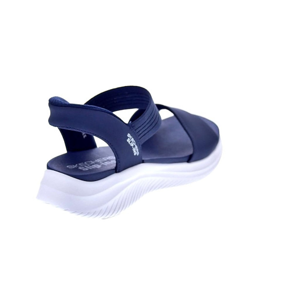 Sandalias Skechers zapatos Mujer modelo Slip-Ins Ultra Flex 3.0 Azul 