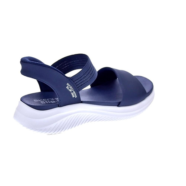 Sandalias Skechers zapatos Mujer modelo Slip-Ins Ultra Flex 3.0 Azul 