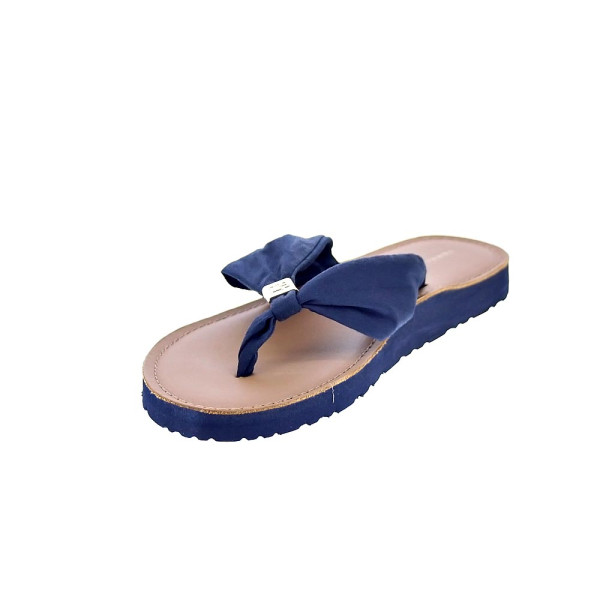 Chanclas Tommy Hilfiger zapatos Mujer modelo Elevated Beach Azul 