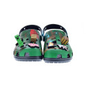 Zuecos Crocs zapatos Niño modelo Minecraft Cls Verde 