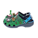Zuecos Crocs zapatos Niño modelo Minecraft Cls Verde 