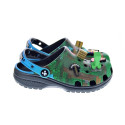 Zuecos Crocs zapatos Niño modelo Minecraft Cls Verde 
