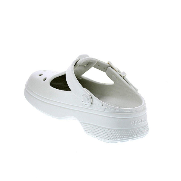 Zuecos Crocs zapatos Mujer modelo Classic Mary Jane Blanco 
