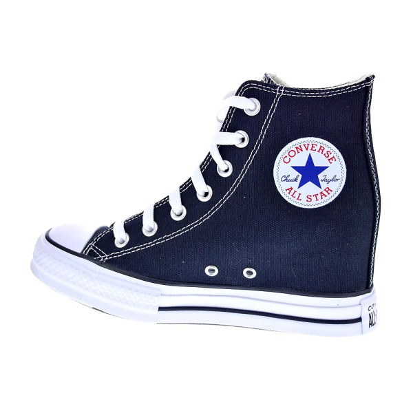 Zapatillas botas Converse zapatos Mujer modelo Chuck Taylor Ctas Wedge Cuña Negro Cordón