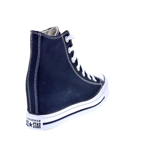 Zapatillas botas Converse zapatos Mujer modelo Chuck Taylor Ctas Wedge Cuña Negro Cordón