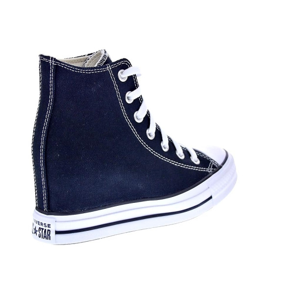 Zapatillas botas Converse zapatos Mujer modelo Chuck Taylor Ctas Wedge Cuña Negro Cordón