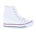 Zapatillas botas Converse zapatos Mujer modelo Chuck Taylor Ctas Wedge Cuña Blanco Cordón